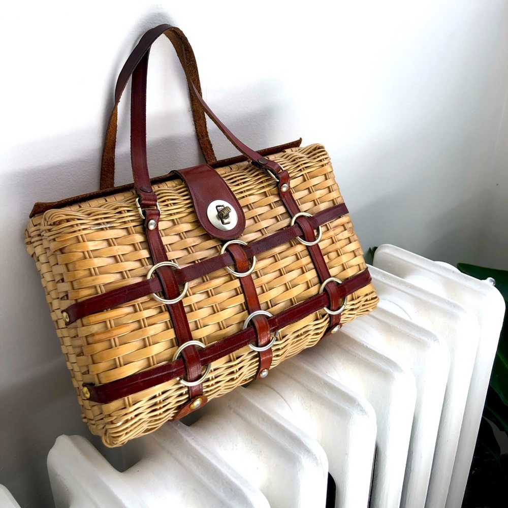 Vintage Whicker Handbag